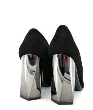 ТУФЛИ AGA BUT POLISH ЧЕРНЫЕ ЗАМШЕВЫЕ R39