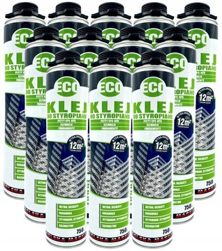 KLEJ-PIANKA MONTAŻOWA DO STYROPIANU PISTOLET 750ML