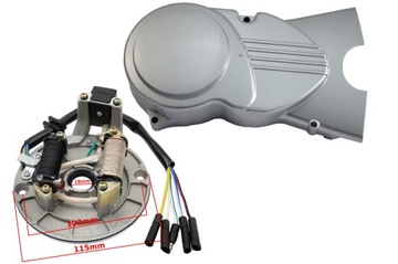 КРЫШКА ЗАЖИГАНИЯ ЛЕВАЯ КРЕСТОВАЯ 4T 110 125