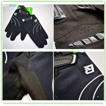 ВЕЛОСИПЕДНЫЕ ПЕРЧАТКИ СПОРТИВНЫЕ велосипедные перчатки ТЕПЛЫЕ МУЖСКИЕ ЧЕРНЫЕ L/XL