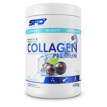 SFD COLLAGEN PREMIUM 400G CZARNA PORZECZKA MSM KOLAGEN WIT.D3 + C STAWY