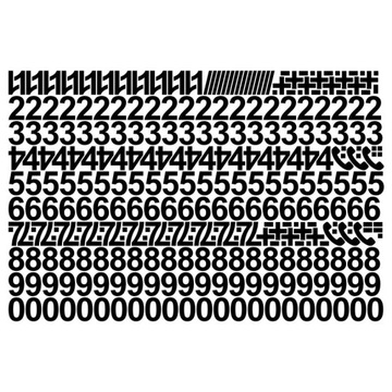 Самоклеящиеся цифры 318 символов - 4см.
