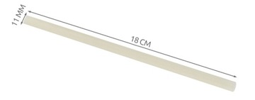 KLEJ DO PISTOLETU NA GORĄCO WKŁADY KLEJOWE BEZBARWNE -1KG 11mm 50SZT