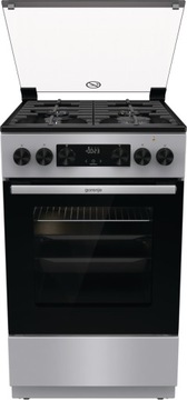 Kuchnia wolnostojąca Gorenje GK5C41SF 50CM PIZZA GRILL 70L RUSZTA ŻELIWNE