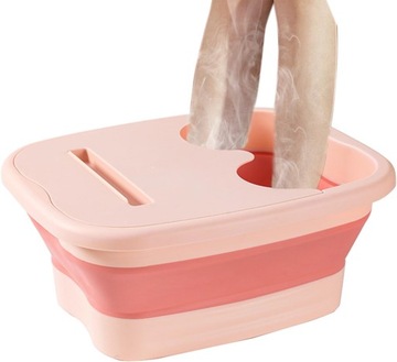 СКЛАДНАЯ ВАННОДКА ДЛЯ НОГ С МАССАЖНЫМ РОЛИКОМ