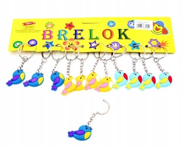 BRELOK BRELOCZEK DO KLUCZY PTASZEK PTAK MIX