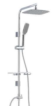 GROHE смеситель для душа + тропический душ Reihe 25x19 с полочкой для косметики