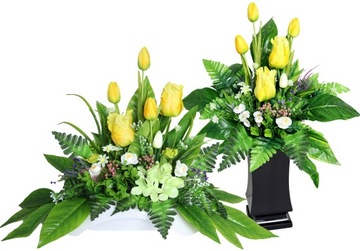 Тюльпаны MAX Центральная часть + Букет - Желтые