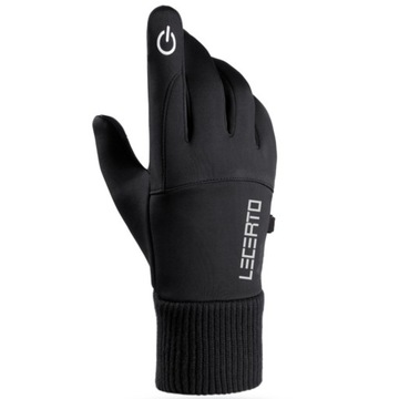 ВЕЛОСИПЕДНЫЕ ПЕРЧАТКИ WINTER TOUCH ВОДОНЕПРОНИЦАЕМЫЕ ВЕТРОЗАЩИТНЫЕ LECERTO