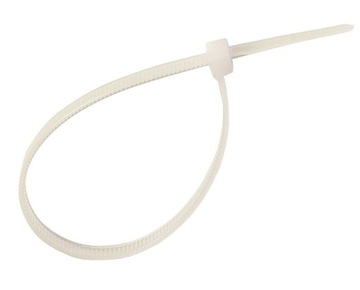 OPASKI KABLOWE ZACISKOWE TRYTYTKI BIAŁE 7,5x450