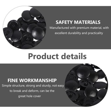 ŚRUBA DEKORACYJNA ZAŚLEPKA NA ŚRUBĘ MEBLOWA OKRĄGŁA ŁEBKA