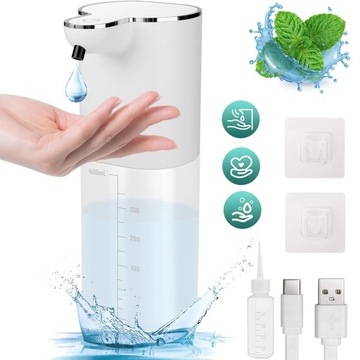 DOZOWNIK DO MYDŁA W PŁYNIE AUTOMATYCZNY PŁYN PŁYNU, DOZOWNIK MYDŁA 400 ML