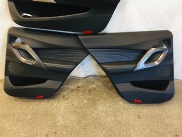 FOTELE KANAPA CZARNA SKÓRA BOCZKI PODŁOKIETNIK CITROEN DS5