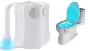 LAMPKA LED DO WC TOALETY CZUJNIK RUCHU i ŚWIATŁA