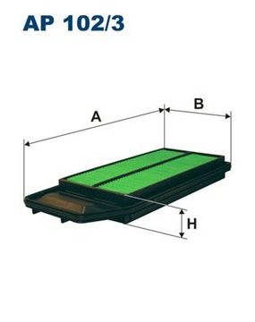 2× FILTRON FILTR VZDUCHU