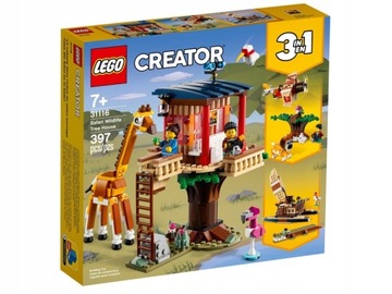 LEGO CREATOR DOMEK NA DRZEWIE SAFARI ZESTAW 31116