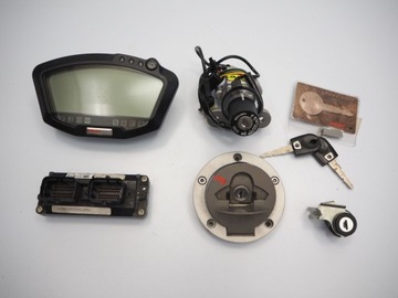 DUCATI 1098 / 1098 S 07-08 ЗАМОК ЗАЖИГАНИЯ КОМПЬЮТЕРНЫЙ ЗАЛИВНЫЙ КЛЮЧ, НАБОР 2 ПРЕДМЕТА