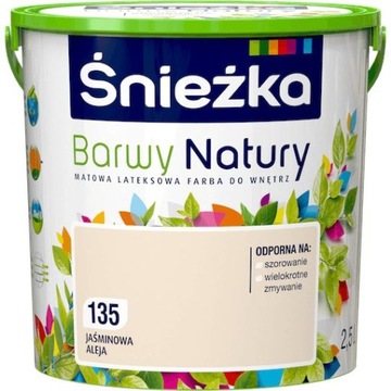 ŚNIEŻKA BARWY NATURY JAŚMINOWA ALEJA 135 2,5L