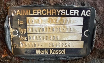 ОСЬ РАЗНАЯ ATEGO 2 II AXOR 1229 1224 19,5 43:9