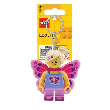 Brelok z latarką LEGO Motylek