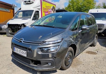 Citroen Grand C4 Picasso II Grand Picasso 2.0 BlueHDi 150KM 2016 Citroen C4 Grand Picasso 122016r. 2.0 HDI AUTOMAT. Uszkodzony lewy przod., zdjęcie 1