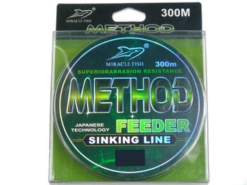 Method Feeder 0,30 мм Матчевая леска, быстротонущая, черная, 300 м