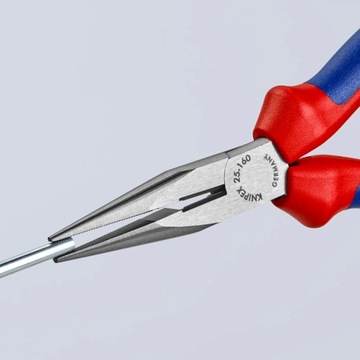 KNIPEX УЗКИЕ КРЕЗАЦЫ ПОЛУКРУГЛЫЕ 25 02 160