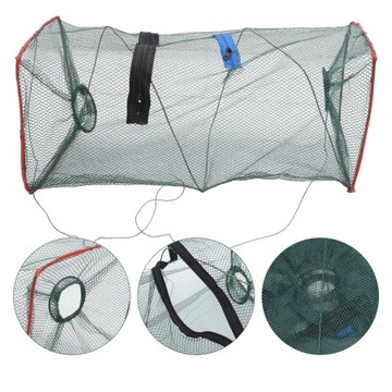 Ловушка для креветок Сетка-ловушка для раков 3 шт.