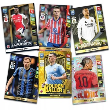 Альбом FIFA 365 Starter Set 2025 Карты PANINI Саше, ограниченное количество, Золотой