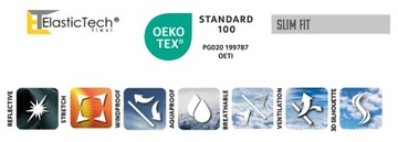 Męskie Spodnie Robocze Elastyczne Membrana BHP Softshell ARDON CITYCONIC 54