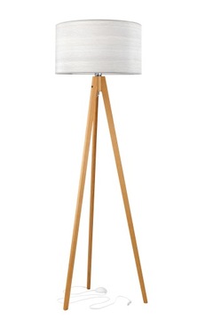 Lampa Drewniana - Ajda XL Abażur 45 cm Fornir Dąb