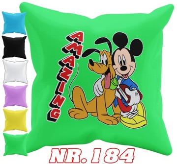 POSZEWKA NA PODUSZKĘ JAŚKA DO PRZEDSZKOLA MYSZKA MICKEY + IMIĘ GRATIS