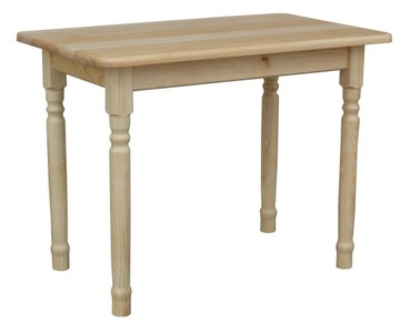 КУХОННЫЙ СТОЛ 100х60, ТОЧЕЧНЫЕ СОСНОВЫЕ НОЖКИ