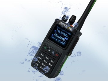 Retevis C1 Walkie Talkie Dual Band, портативная радиостанция, IP67, 10 км