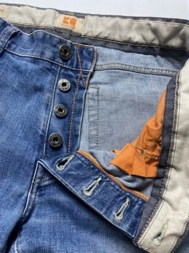 HUGO BOSS Orange 31 PRIVATE oryginalne Spodnie Jeansy W 34 L 32