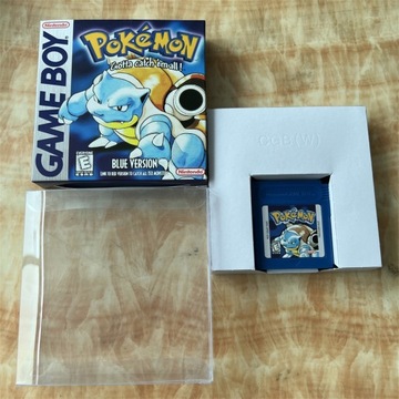 Pokemon blue version GBC Gra zawiera pudełka