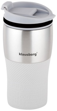 Kubek termiczny 320ml KLAUSBERG beżowy KB-7628