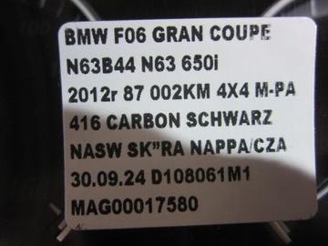 BMW F10 F06 F12 F13 F25 PŘÍSTROJOVÁ DESKA BUDÍKY 8795122 62108795122