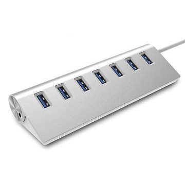 USB-концентратор, разветвитель, порт разветвитель, активная мощность FAST 7X USB 3.0
