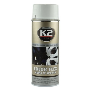 K2 FLEX RUBBER SPRAY БЕЛАЯ ФОЛЬГА БЕЛЫЙ СПРЕЙ 400