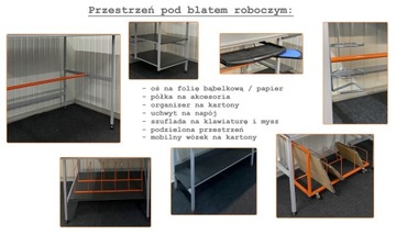 Стол для упаковки косметики и БАД 120х64х140