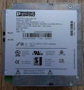 Блок питания Phoenix Contact Quint-PS/1AC/12DC/20