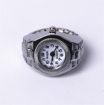 Creative anillos Finger Ring Watch Punk Mini