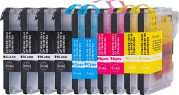 Tusze do Brother LC-980 DCP-165C DCP-145C DCP-195C