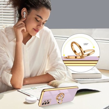 ЧЕХОЛ С ГИБКИМ КОЛЬЦОМ ДЛЯ SAMSUNG A13 4G + СТЕКЛО