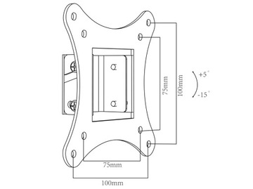 НАСТЕННАЯ ВЕШАЛКА ДЛЯ ТЕЛЕВИЗОРА STRONG ТОНКАЯ РЕГУЛИРУЕМАЯ 10–32 ДЮЙМА VESA