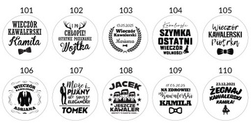 KUFEL Z GRAWEREM KUFEL DO PIWA PREZENT NA WIECZÓR KAWALERSKI NA KAWALERSKI