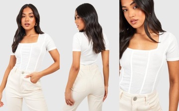2D0A15 P25 BOOHOO PETITE BODY W PRĄŻKI XL