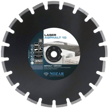 TARCZA diamentowa NOZAR LASER ASPHALT 10 350mm