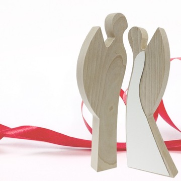 АНГЕЛ АНГЕЛЫ ПАРА УКРАШЕНИЯ ПОДАРОК ​​НА ДЕНЬ РОЖДЕНИЯ ГРАВИРОВКА